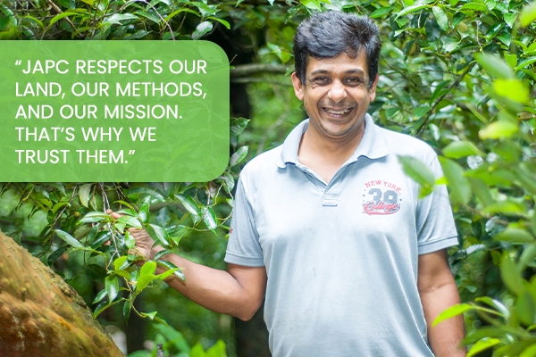 Ceylon Organic Spices Farmers with JAPC