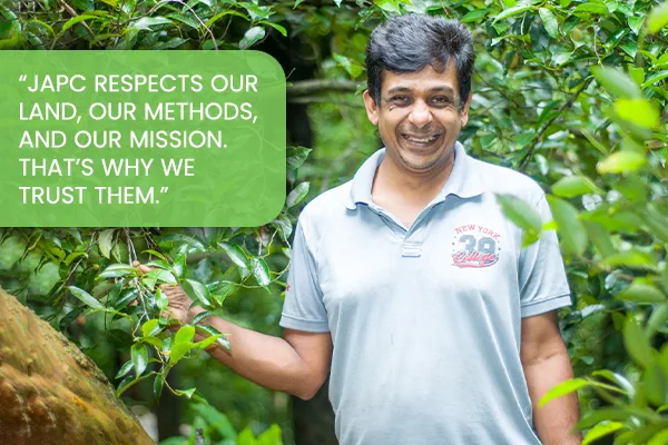 Ceylon Organic Spices Farmers with JAPC