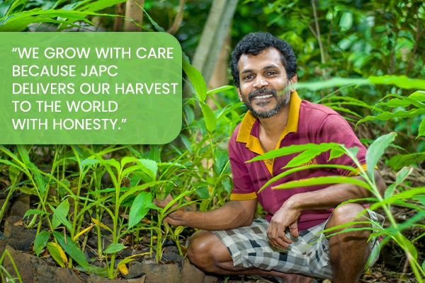 Ceylon Organic Spices Farmers with JAPC
