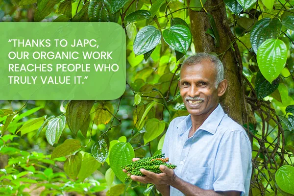 Ceylon Organic Spices Farmers with JAPC