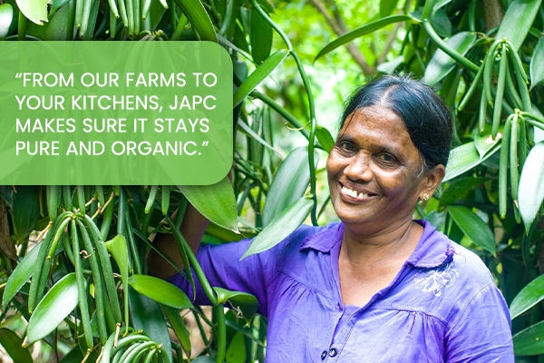 Ceylon Organic Spices Farmers with JAPC