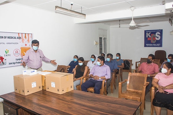 Medical Aids Donation to Kiribathgoda Hospital from JAPC