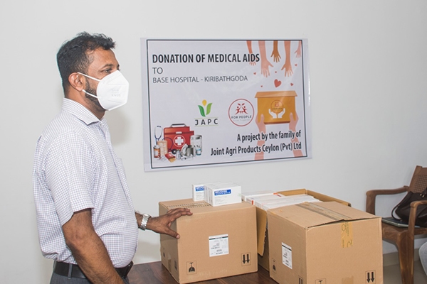 Medical Aids Donation to Kiribathgoda Hospital from JAPC