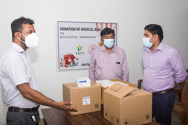 Medical Aids Donation to Kiribathgoda Hospital from JAPC