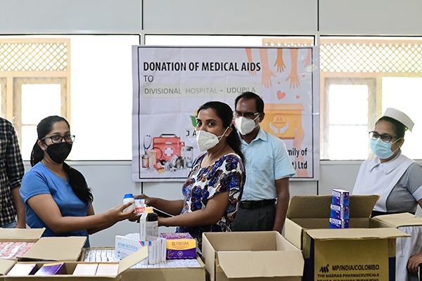 Medical Aids Donation to Udupila Hospital from JAPC