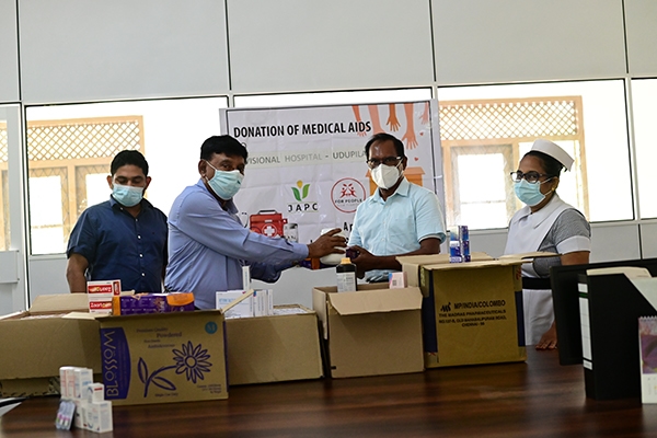 Medical Aids Donation to Udupila Hospital from JAPC
