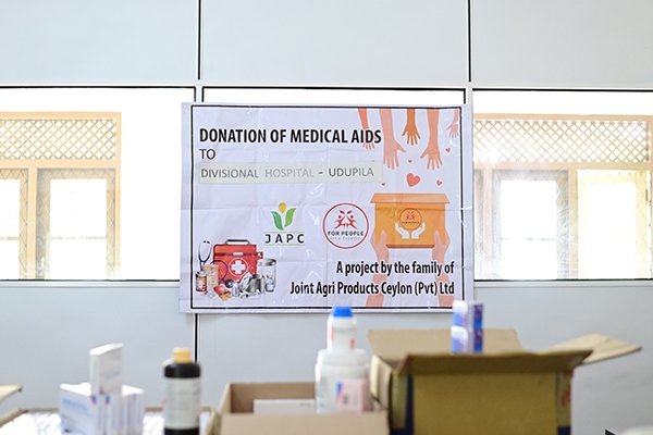 Medical Aids Donation to Udupila Hospital from JAPC