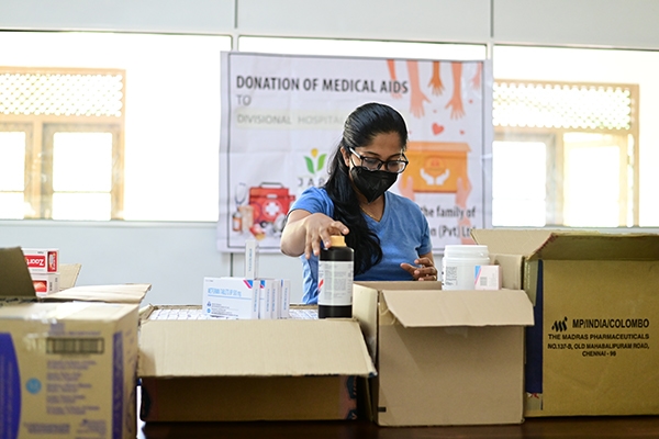 Medical Aids Donation to Udupila Hospital from JAPC