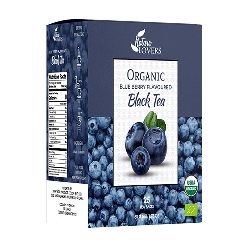 Organic Blue Berry Flavoured Black Tea