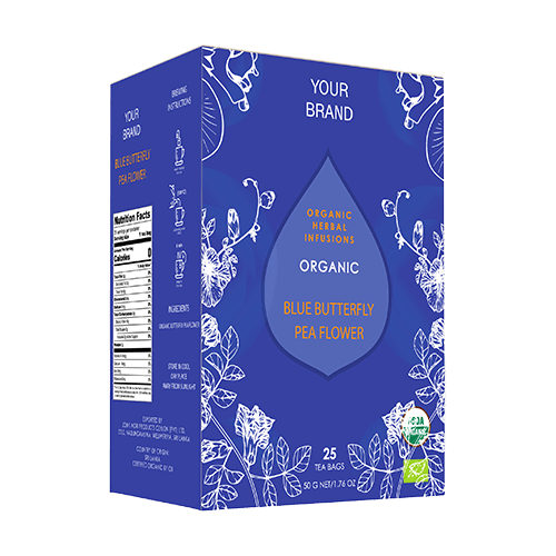 Organic Blue Butterfly Pea Flower Herbal Tea