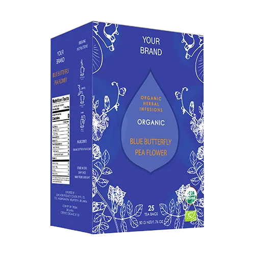 Organic Blue Butterfly Pea Flower Herbal Tea