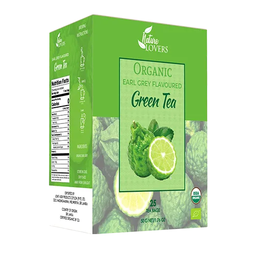 Organic Earl Grey Flavoured Green Tea