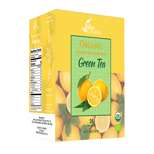 Organic Lemon Flavoured Green Tea