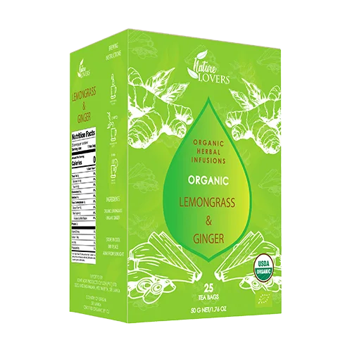 Organic Lemongrass & Ginger Herbal Tea