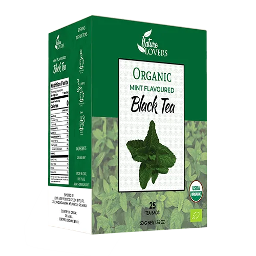Organic Mint Flavoured Black Tea