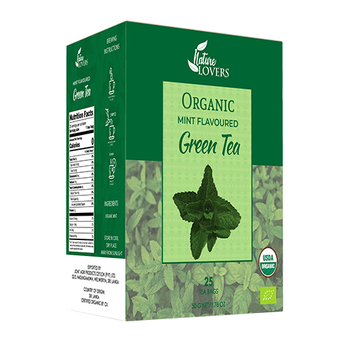 Organic Mint Flavoured Green Tea