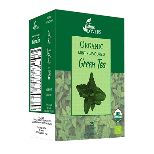 Organic Mint Flavoured Green Tea