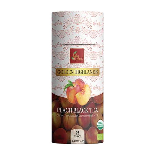 Organic Peach Black Premium Tea