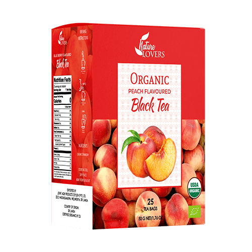 Organic Peach Flavoured Black Tea