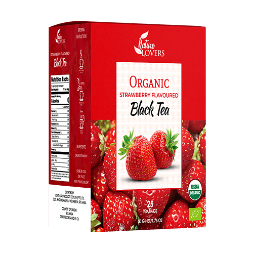 Organic Strawberry Flavoured Black Tea