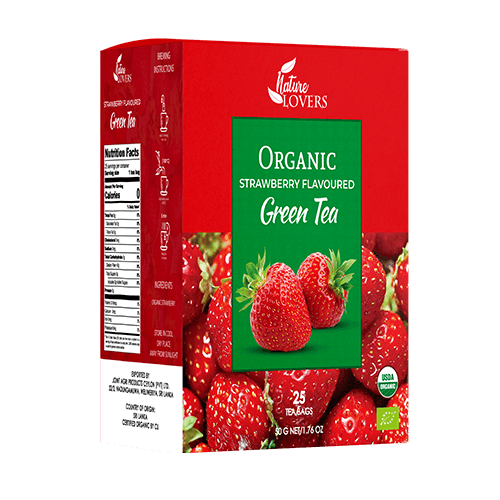 Organic Strawberry Flavoured Green Tea