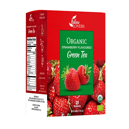 Organic Strawberry Flavoured Green Tea