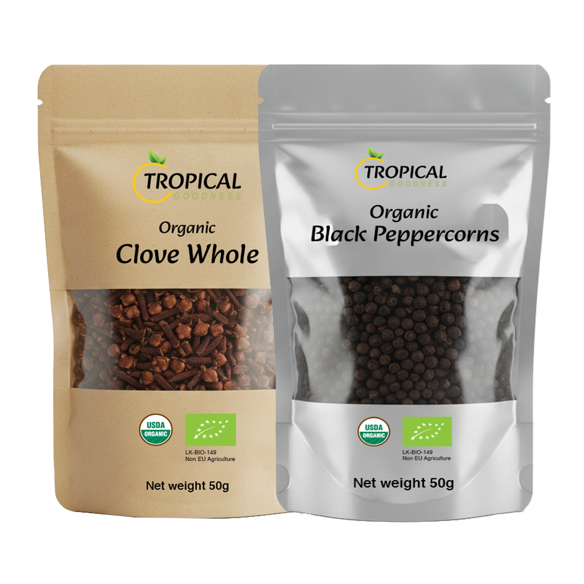 Window Pouch (Kraft or Foil) - with Label