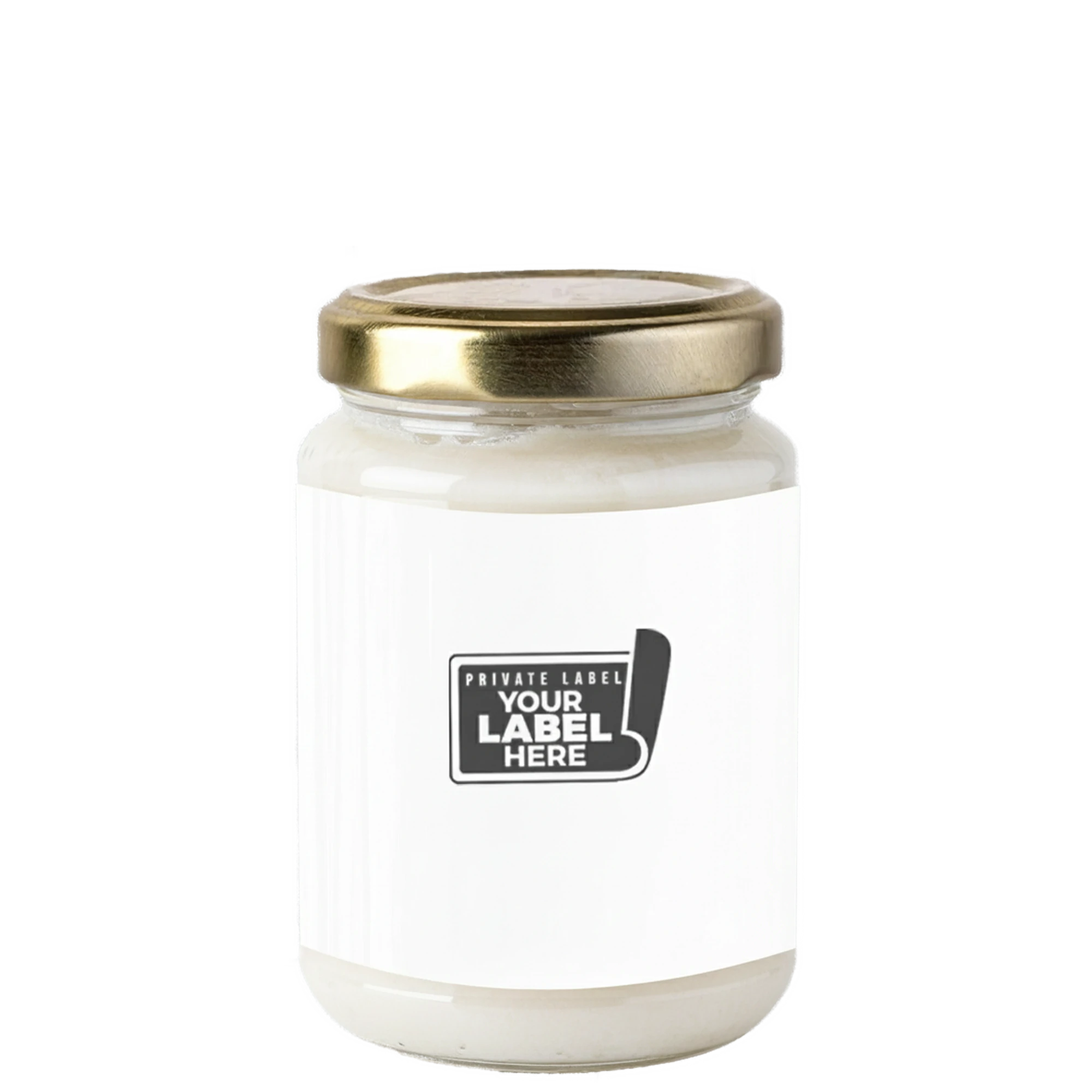 Coconut Butter Glass Jar