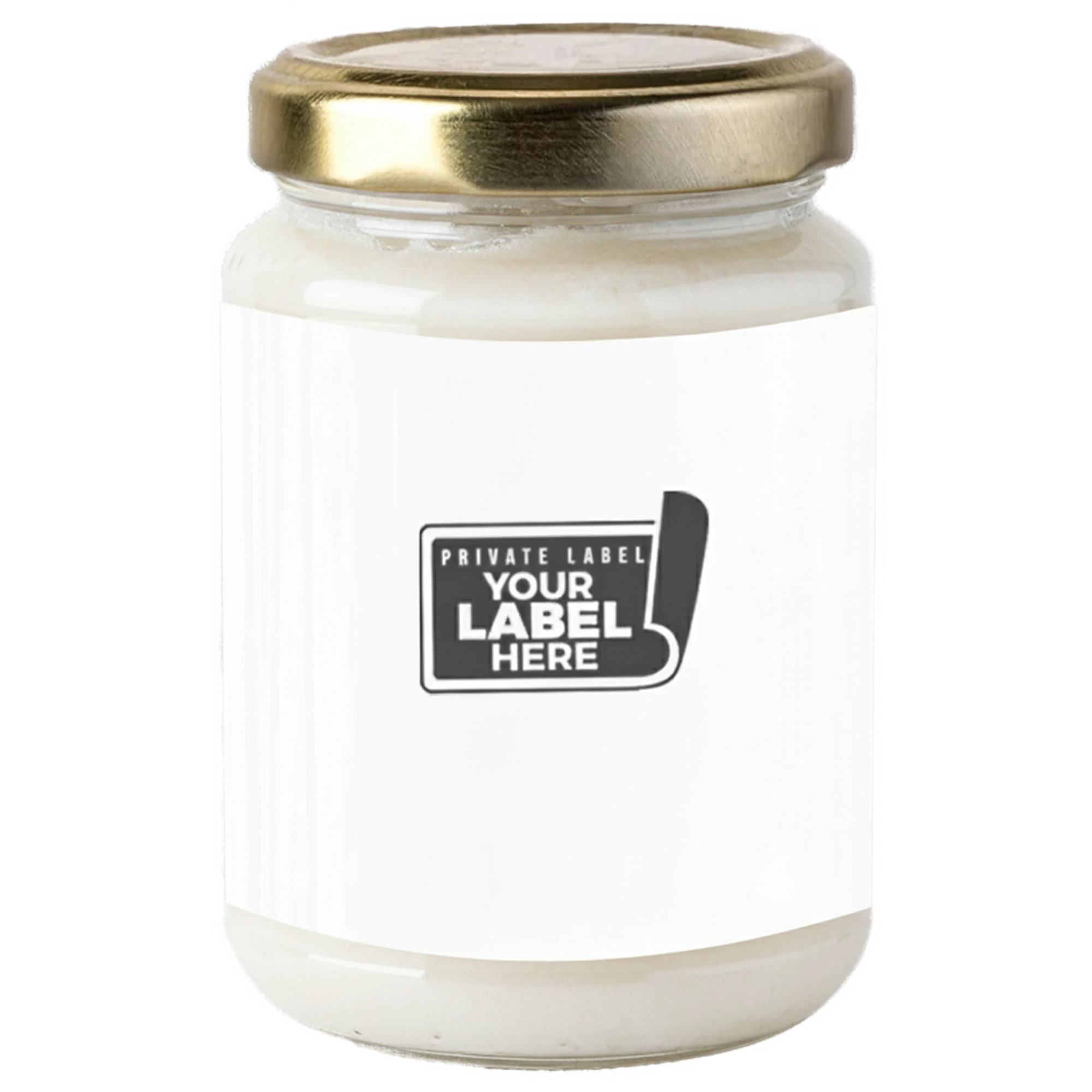 Coconut Butter Glass Jar