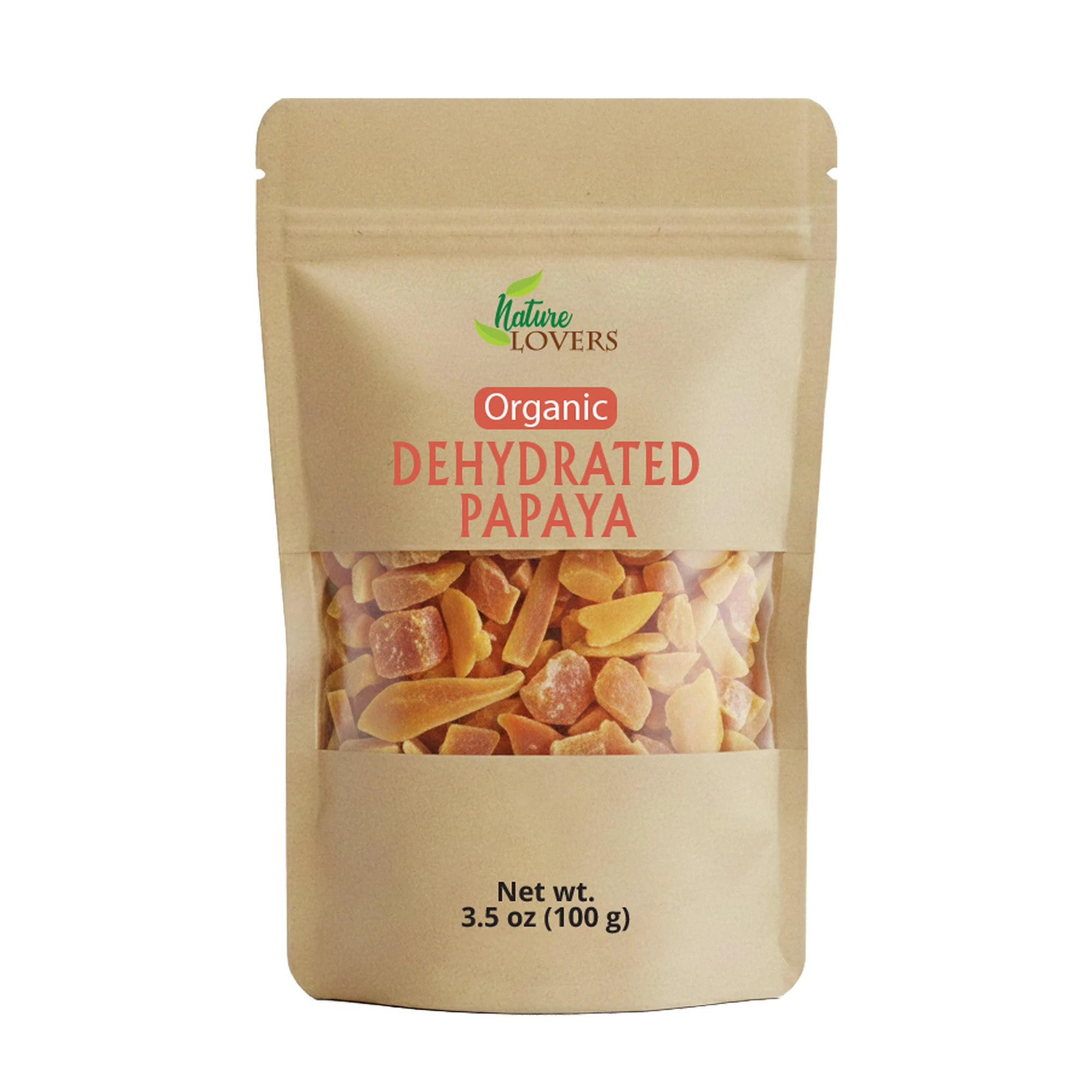 Dehydrated Fruits Kraft Paper Window Pouch