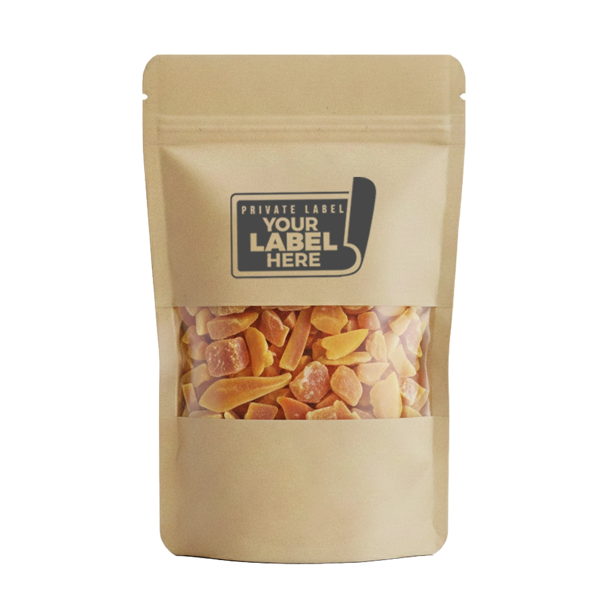 Dehydrated Fruits Kraft Paper Window Pouch