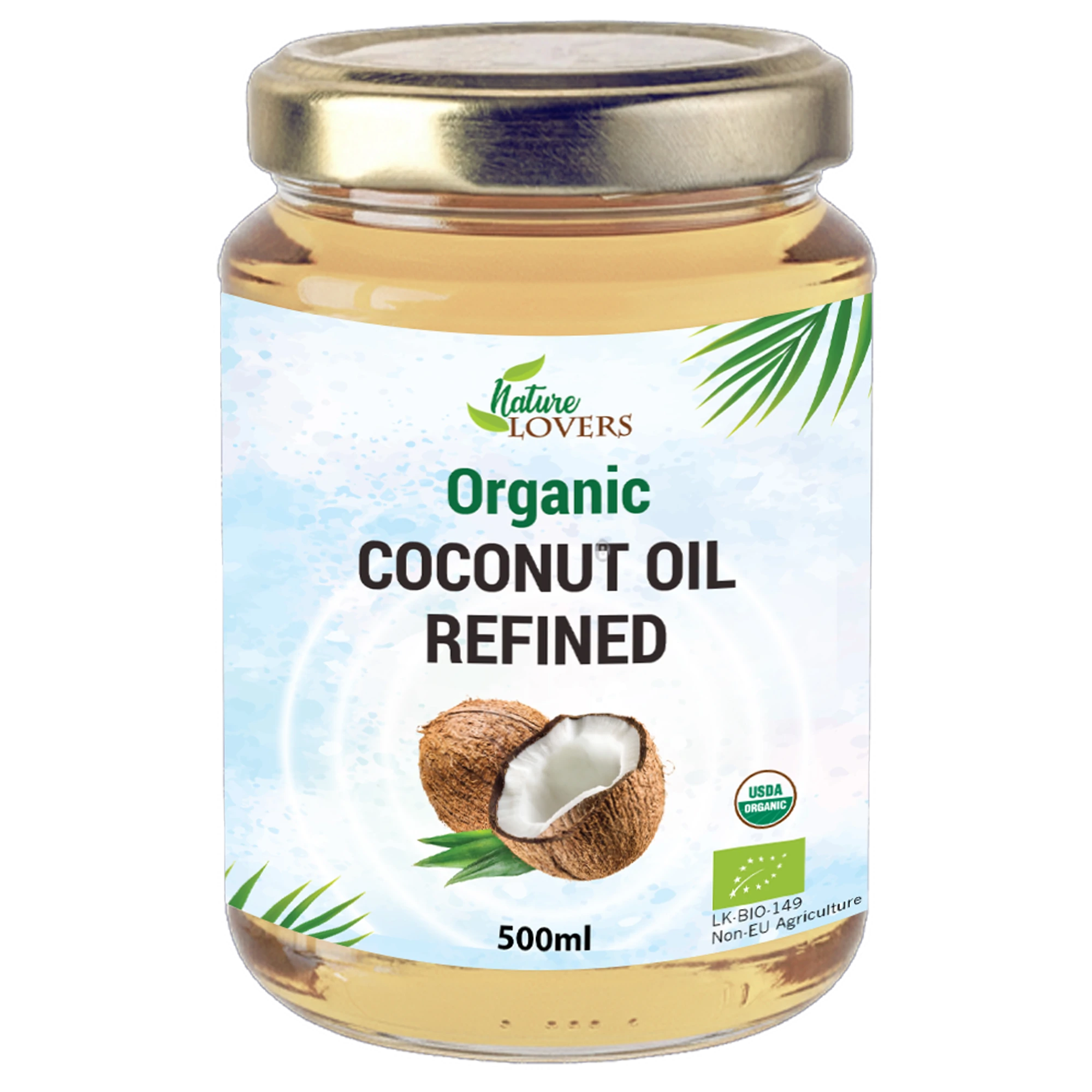 RBD Coconut Oil Glass Jar