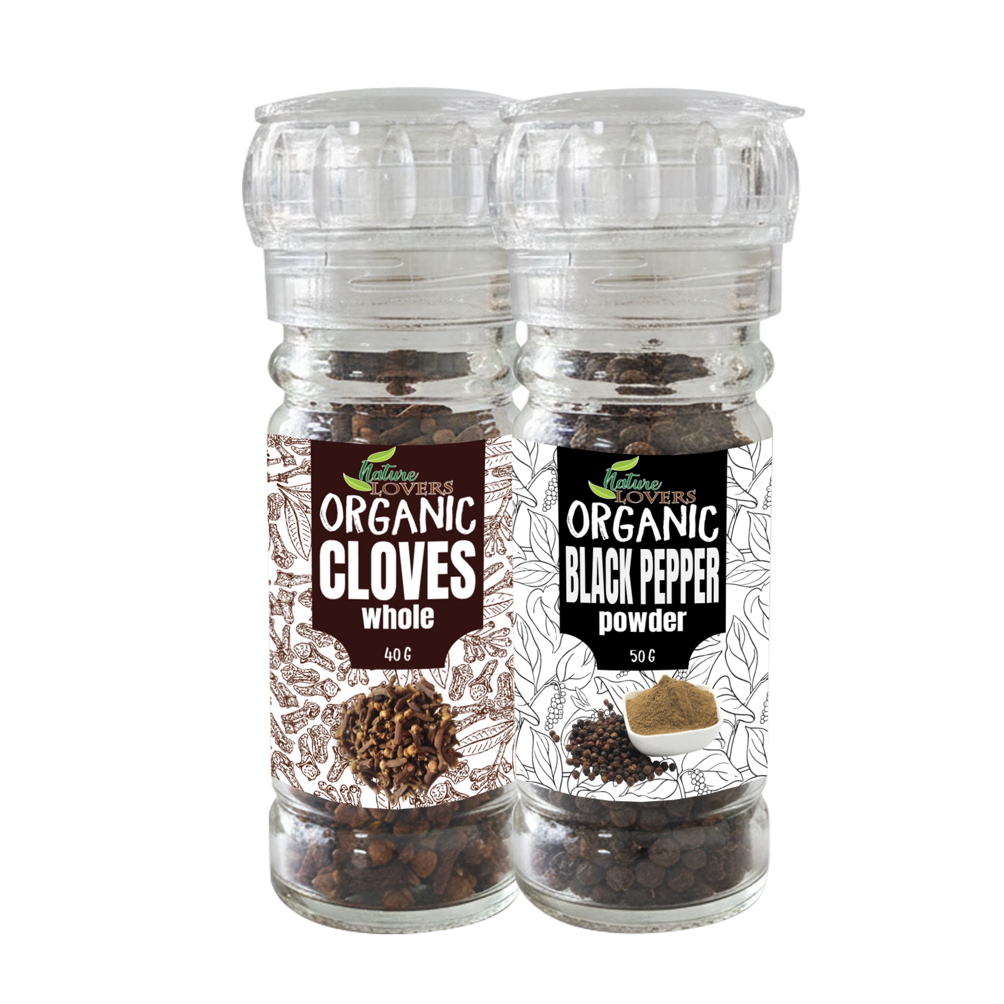 Glass Grinder Bottle